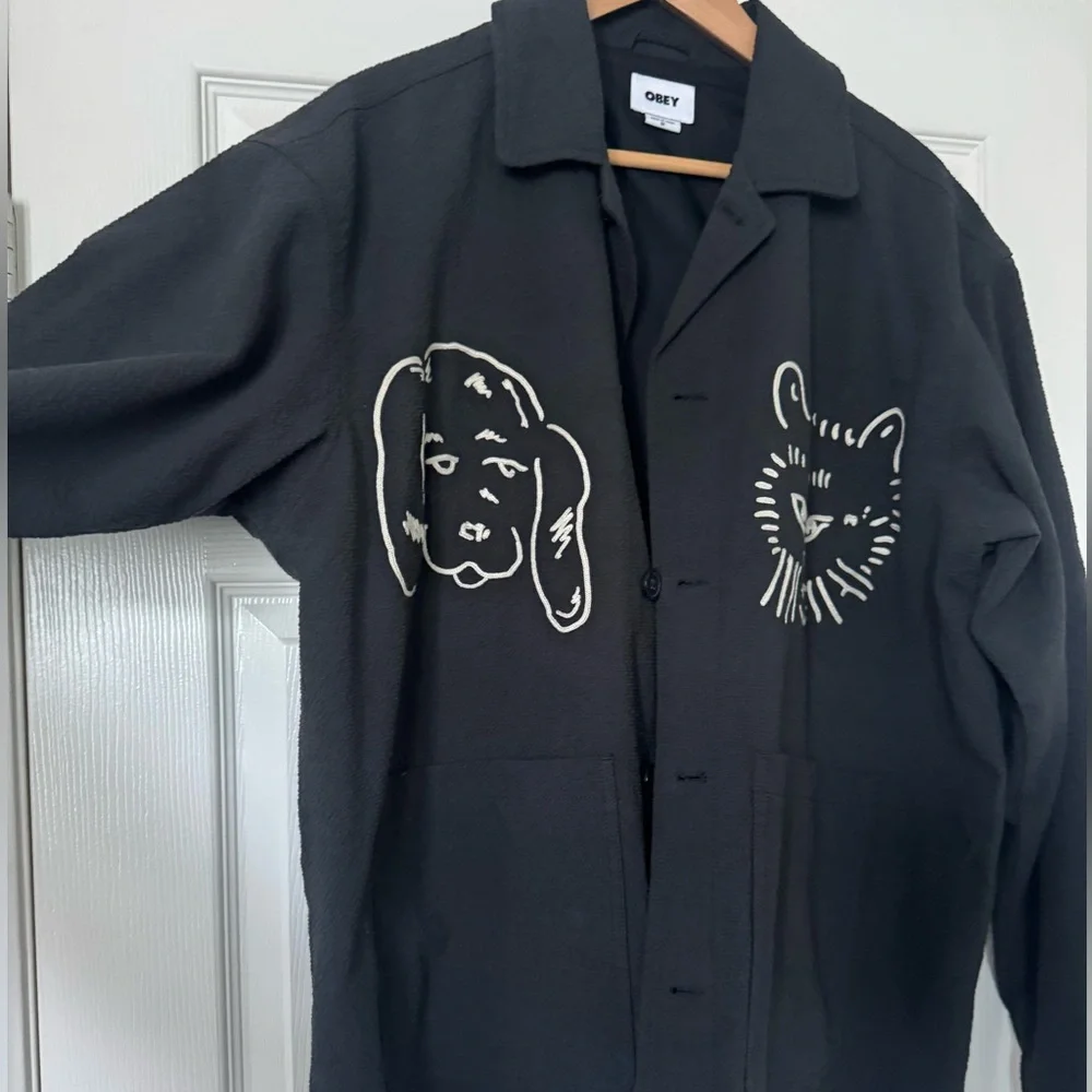 Obey unisex vesta jacket with animal accents - Picture 5 of 8